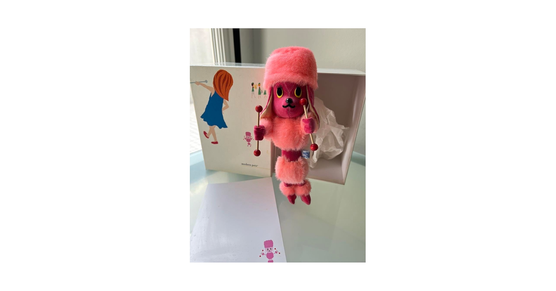 modern pets ピンクプードル　ぬいぐるみ Amazon.co.jp: モダンペッツ modern pets バトンプードル ピンク
